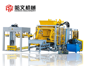 Machine de fabrication de blocs de ciment hydraulique automatique à grande échelle QT12-15